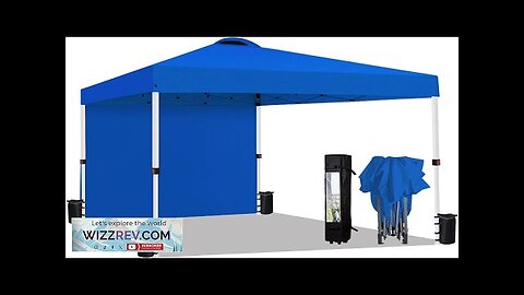 10x10 Pop up Canopy Tent Easy up Instant Canopy with Sidewall Water Review