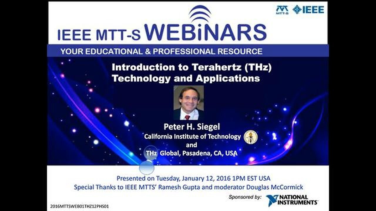 Introduction To Terahertz (THz) Technology And Applications: IEEE Theory And Technology Science