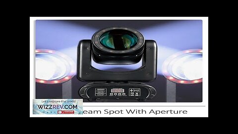 YUER 120W LED Beam Spot Moving Head Light With Rainbow Aperture 18 Review