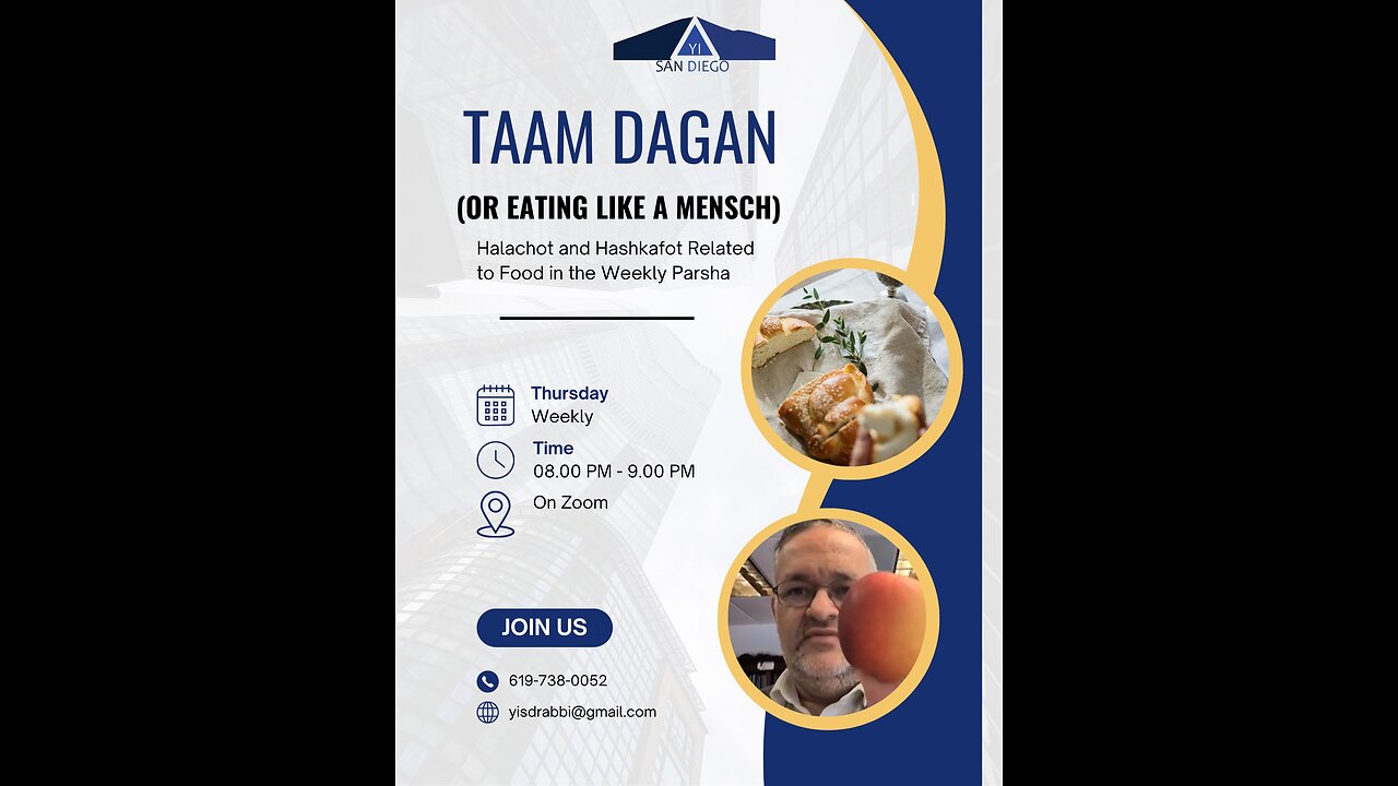 Taam Dagan: Food in the Parsha - Haazinu 5786