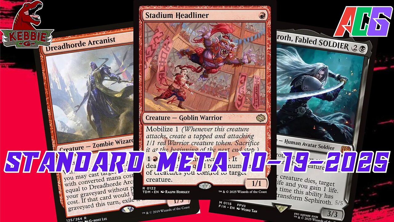 Watching The Standard Meta 10-13-25 to 10-19-25 | Magic the Gathering | MTG Metagame Analysis