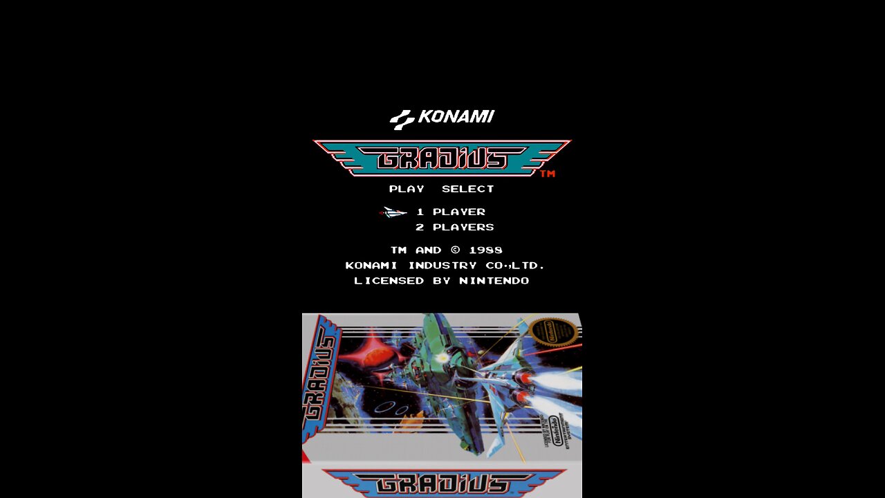 Gradius (1986) | NES Arcade Classic Gameplay #shorts