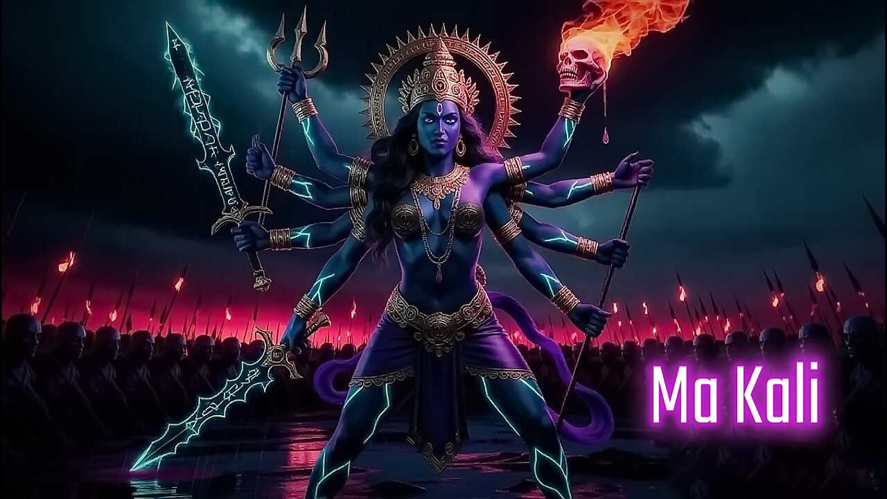 🎵Ma Kali🎵 | Fierce Devotional Song to Goddess Kali – Unleash Power & Protection by @vraaxon ​