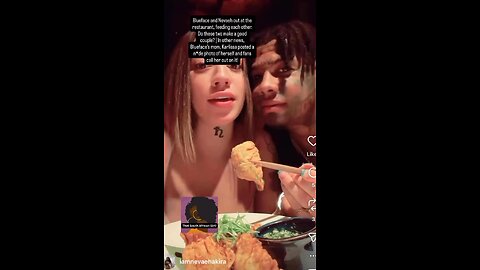 Blueface and Nevaeh!