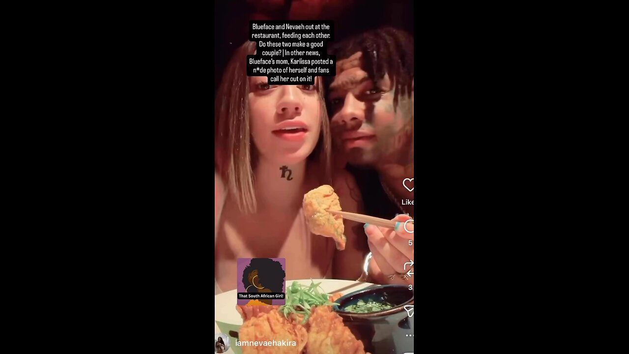 Blueface and Nevaeh!