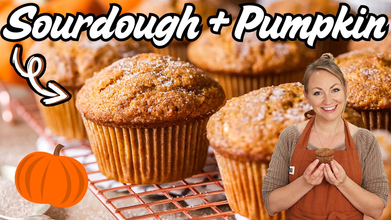 Sourdough Pumpkin Muffins