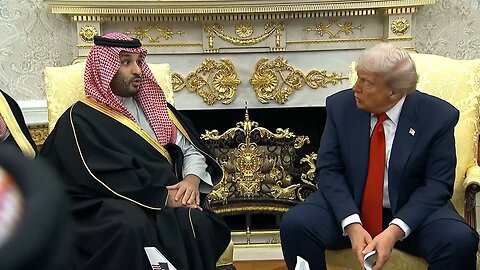 Príncipe heredero saudí promete un billón de dólares para EE.UU., y así reacciona Trump