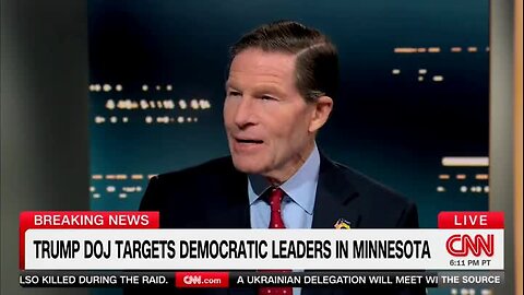 Sen. Richard Blumenthal: Walz and Frey Statements Are ‘First Amendment Expression’— ‘It Isn’t Interference, It Isn’t Obstruction’