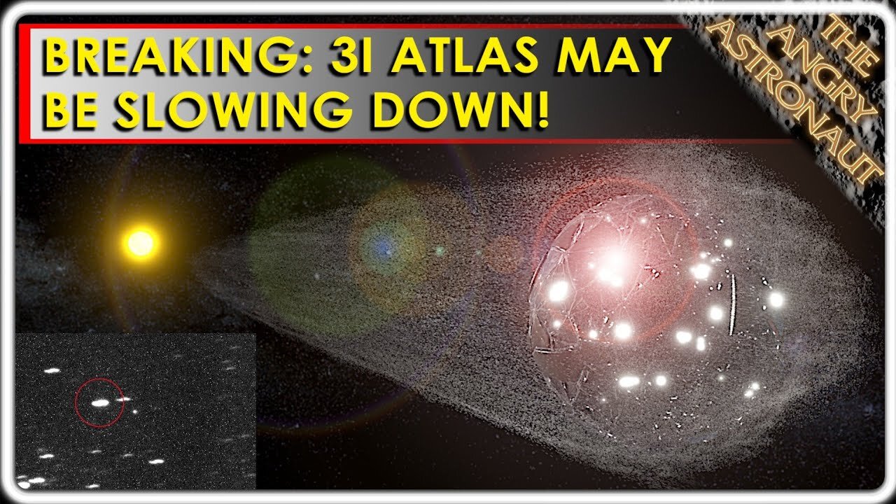 3I Atlas Suddenly Slows down – Is THIS the Proof of Alien Tech We’ve Been Waiting For?!