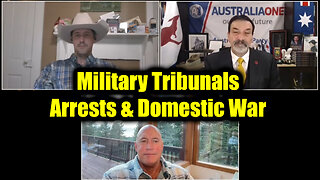 Michael Jaco, Riccardo Bosi & Derek Johnson BIG Intel 10.4.25 - Military Tribunals, Arrests