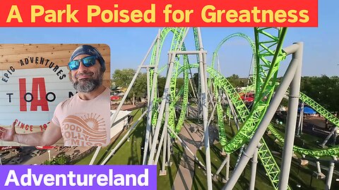 I'M BACK!!! Adventureland Iowa Vlog: Riding All the Roller Coasters! 🎢🌪️