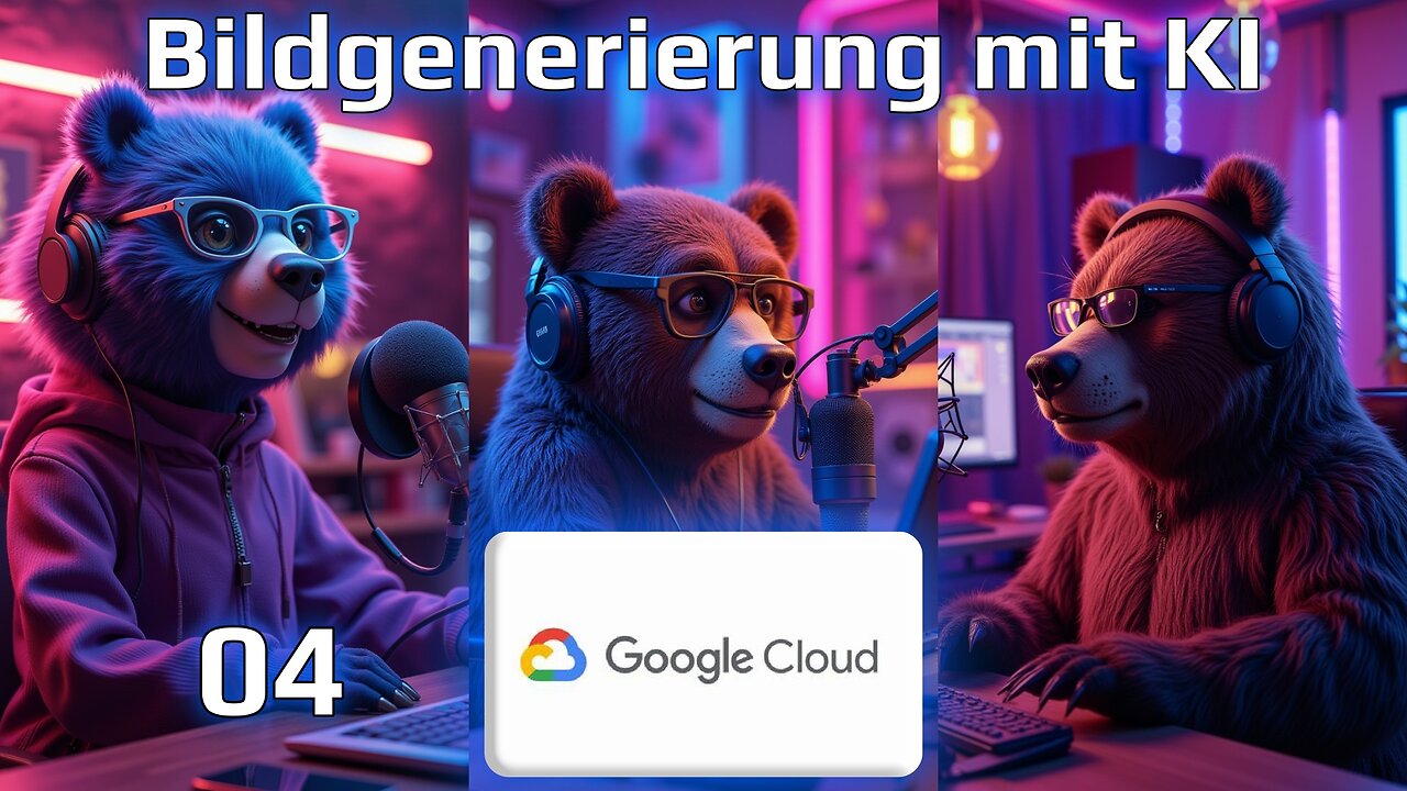 KI BÄREN Podcast KURS 04 KI KOSTENLOS AUS DER GOOGLE CLOUD