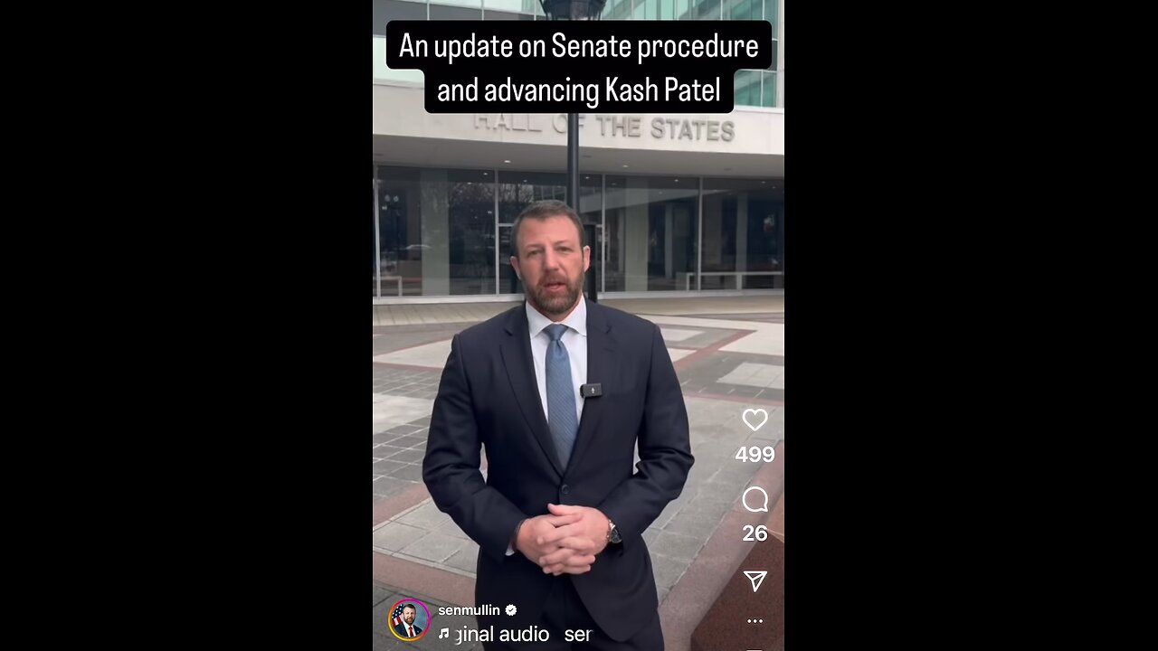 Senator Mullins updates