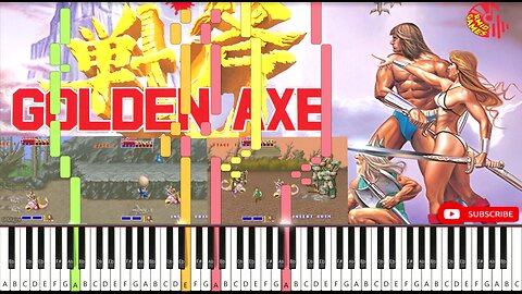 Golden Axe - Wilderness Piano MIDI #Games #Piano #Music #Sega #GoldenAxe