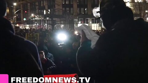 SEDITION!!! 1,000's chant "KRISTI NOEM WILL HANG" in New York City & "Save a life, KILL ICE" and "F**K CHARLIE KIRK"