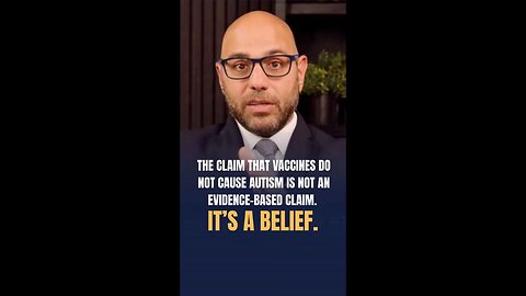The claim that vaccines do not cause autism is not an evidence-based claim. It’s a belief.