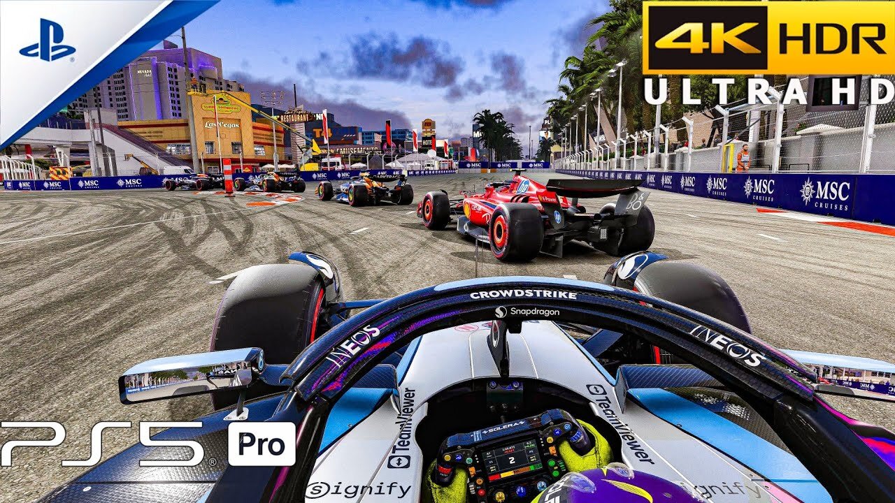 F1 2024 (PS5 Pro) 4K 60FPS HDR Gameplay