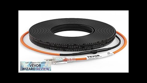 VEVOR Self-Regulating Pipe Heating Cable 120-feet 5W/ft Heat Tape for Pipes Freeze Review