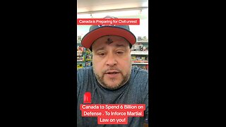 Canada is Preparing for Civil unrest