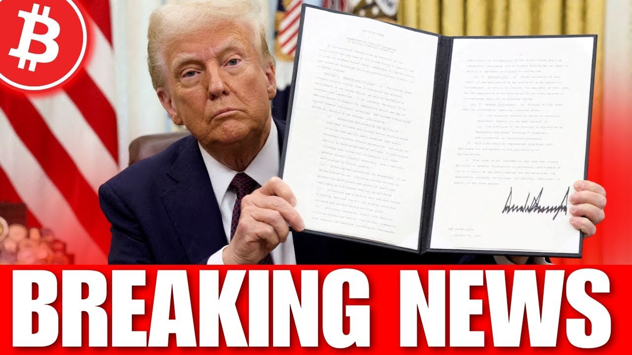 US STRATEGIC BITCOIN RESERVE SIGNED - $1T BUY INCOMING!