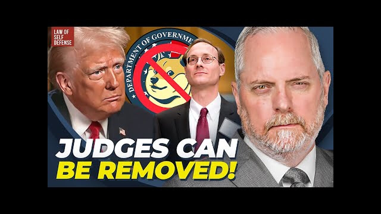 How Trump Can REMOVE anti-DOGE Judge for Bad Behavior!