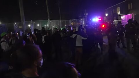 Anti-ICE Protesters Scream and Cough as they're Engulfed with Tear Gas in Chicago