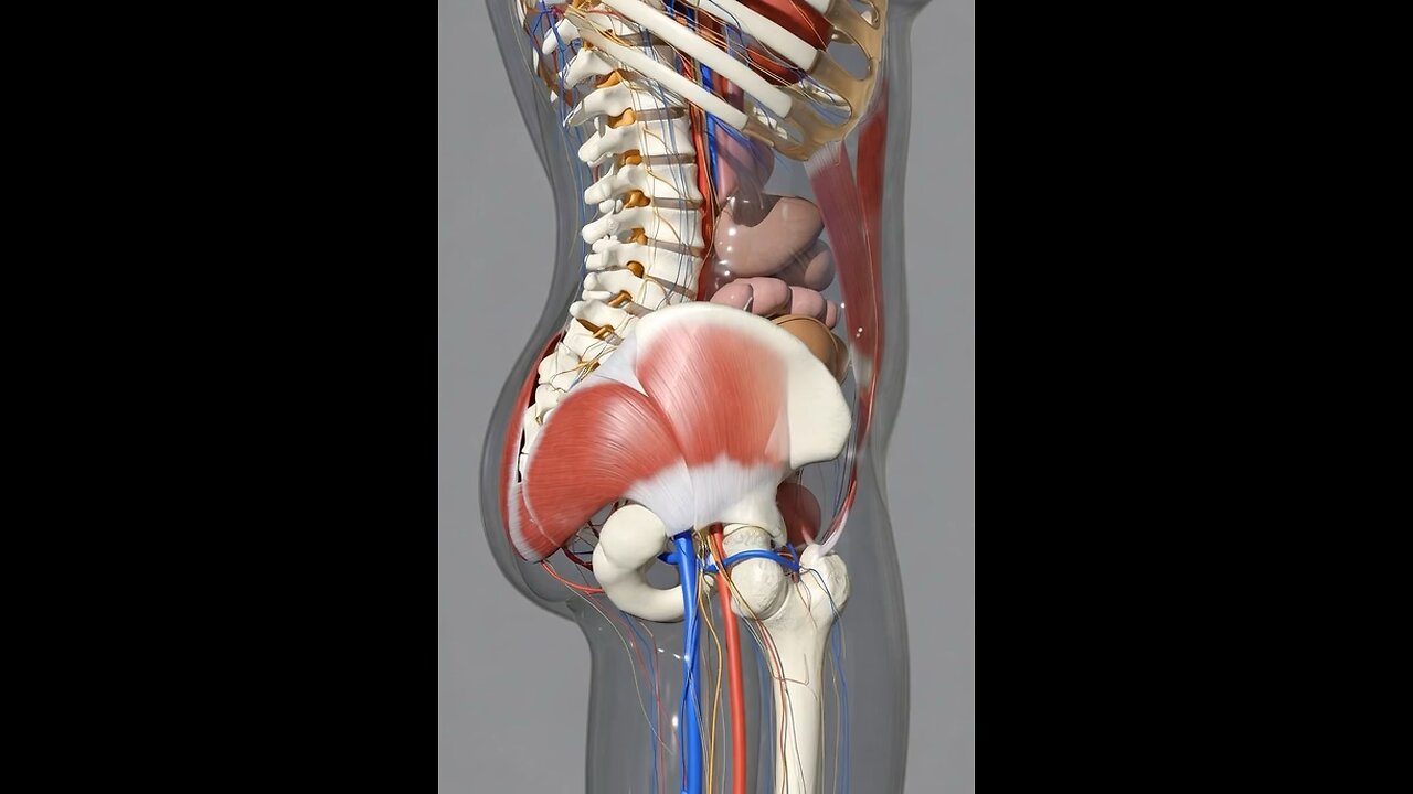 Hid bone 3D Animation- Skeleton system #3dmedico