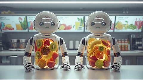 Amazing Pasta Dispenser Robot #futuristic #robot #technology #humanoid #pasta #café #AI