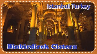 Binbirdirek Cistern: Istanbul’s Underground Marvel - 4th Century Roman Cistern - Turkey 2025