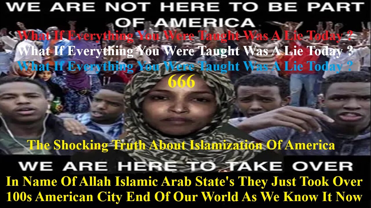 So Islamic Arab States They Just Took Over 100s American City End Of Our World As We Know It