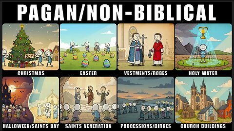 Every Popular "Christian" Tradition With Pagan or Non-Biblical Roots