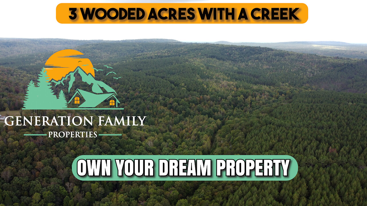 3 Wooded Acres with a CREEK or 2 Acres with POWER in Dunlap, TN – Own Your Dream Property