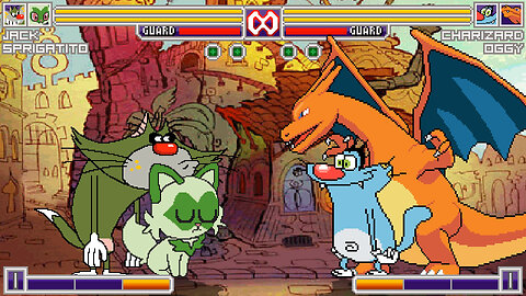 MUGEN - Sprigatito & Jack vs. Oggy & Charizard - Download