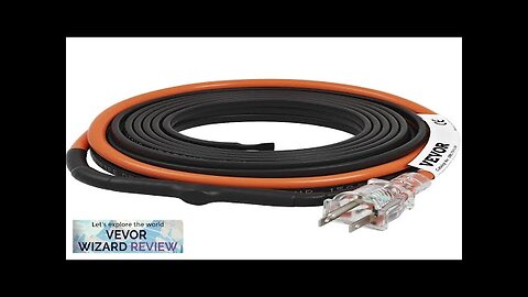 VEVOR Self-Regulating Pipe Heating Cable 24-feet 5W/ft Heat Tape for Pipes Freeze Review