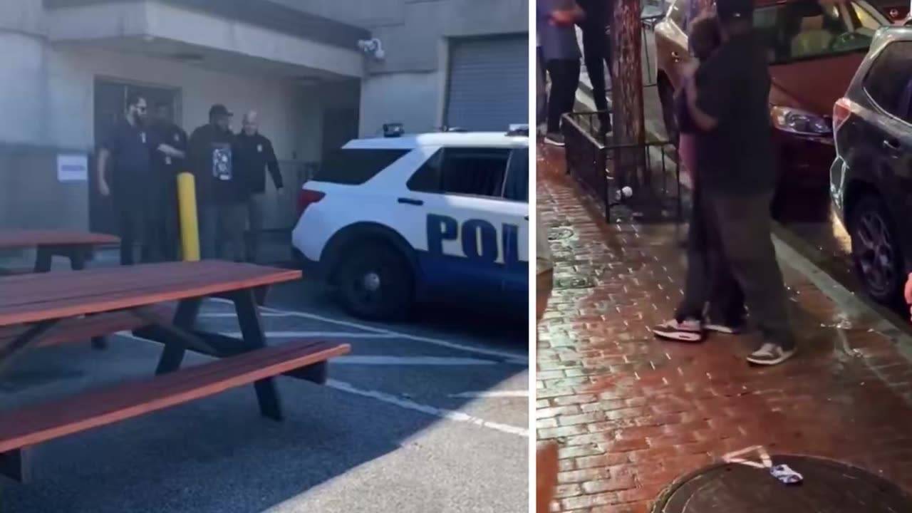 The Baltimore thug cosplaying as a bouncer seen in this now-viral video assaulting a white man