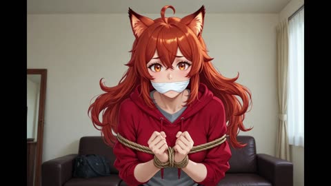 ASMR - Foxgirl Tied Up and Gagged by You