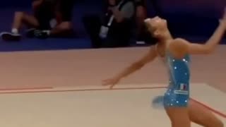 Italian rhythmic gymnast Sofia Raffaeli-Music by Stefano Belluz-Peaceful Genocide