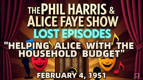 Phil Harris & Alice Faye Show - Helping Alice With The Household Budget | Classic Radio Comedy