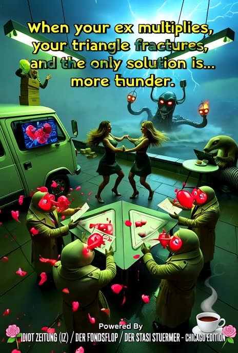 SOLVE THE MYSTERY OF THE BIZARRE LOVE QUADRUPLE. 🌀🥀📐🔊