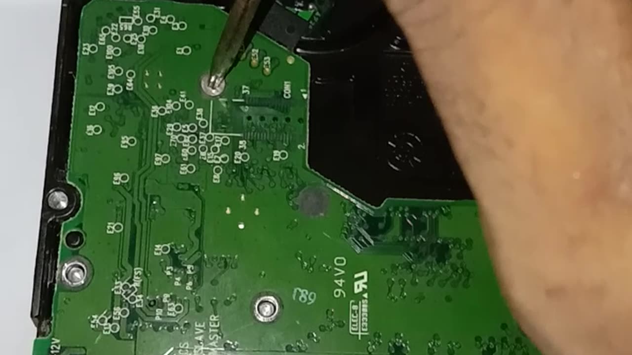 hard disk drive board remove
