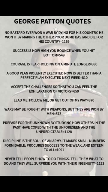 GENERAL PATTON QUOTES=245