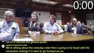 David in Massachusetts Answers Questions from Legislators on Article V, Convention of States
