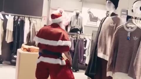 It's a shame this Santa Claus still has claws.