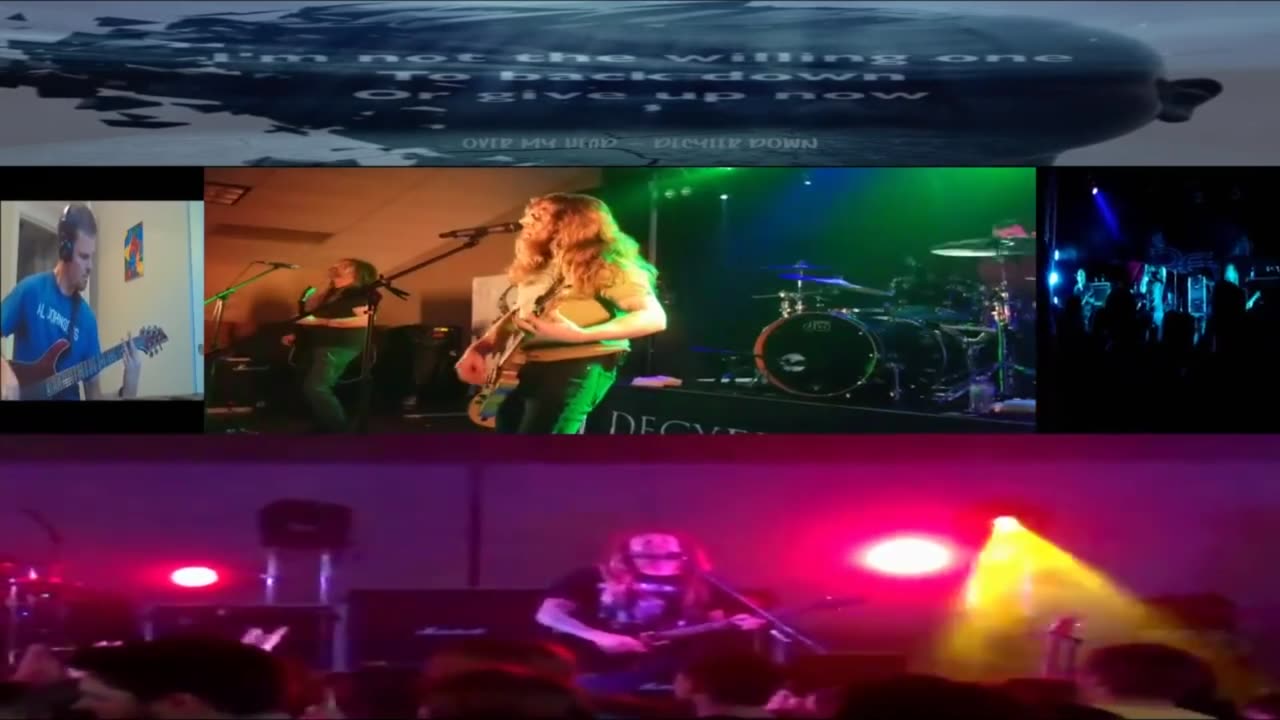 Decyfer Down ~ Over My Head ( Live + Lyric ) Remix 1c Christcore Slowed