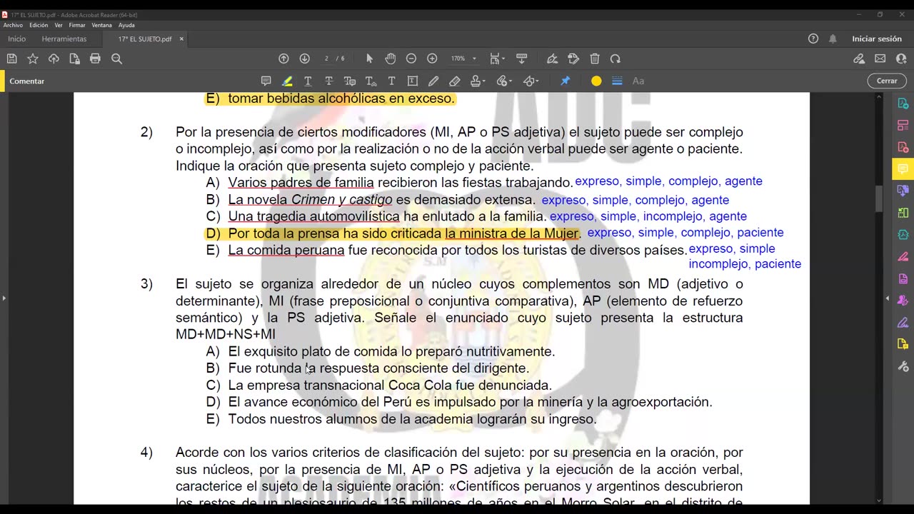 ADC SEMIANUAL 2023 | Semana 17 | Lenguaje