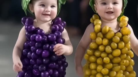 AMAZING！Adorable Ai Grape Baby Makes AGT Shocked Again！！#shortvideo