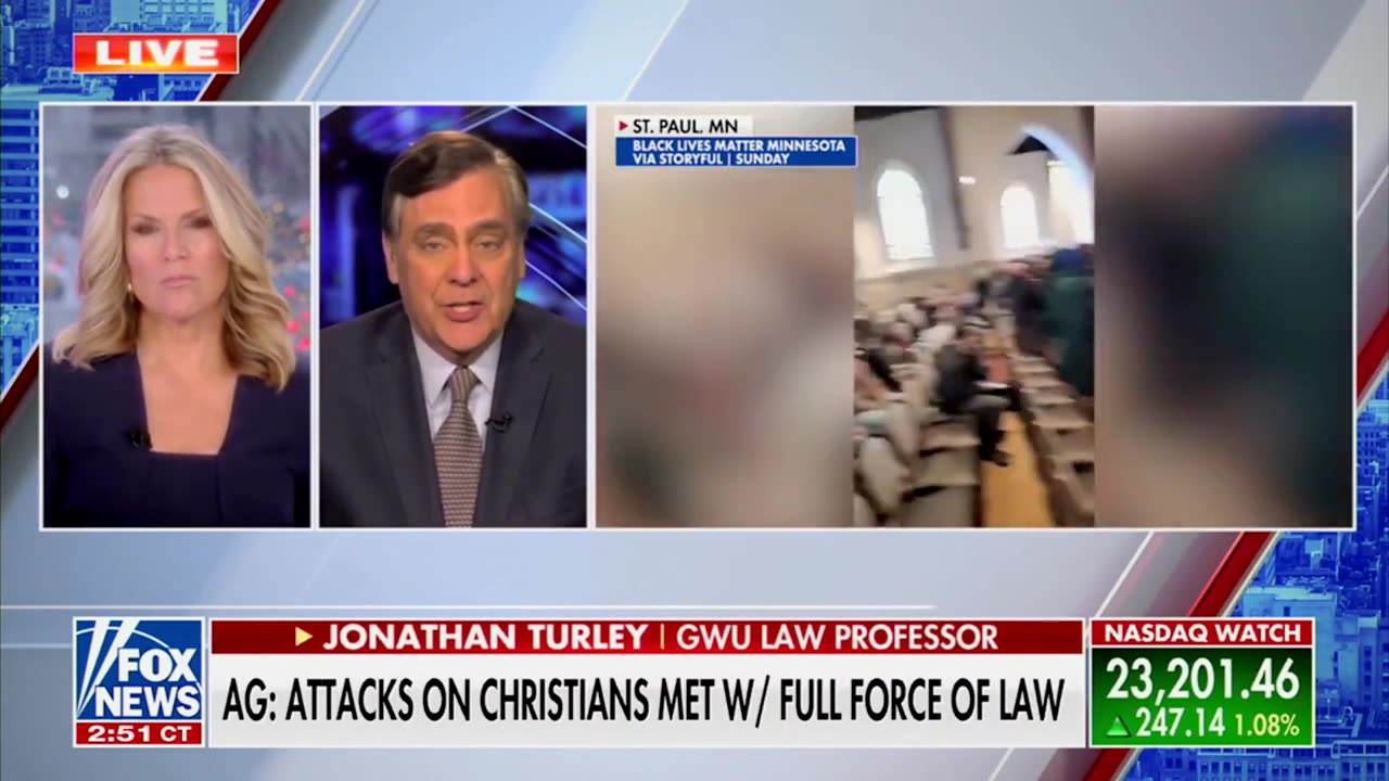 Jonathan Turley Slams Democrat For Being ‘Wrong’ About Claim Involving Anti-ICE Church Rioters