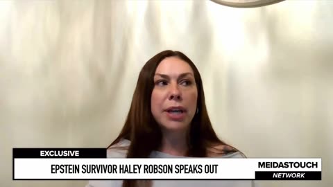 Epstein “survivor” Haley Robson: