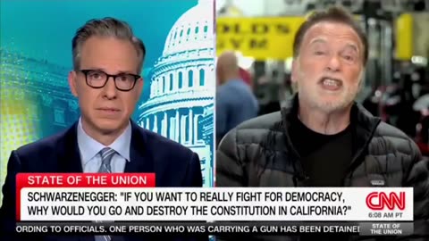 Arnold Schwarzenegger dropped a *TRUTH BOMB* on CNN