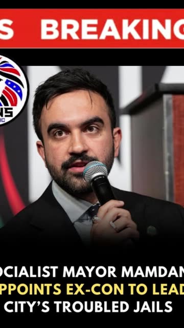 Mayor Zohran Mamdani appoints a convicted criminal to lead the NYC Department of Correction